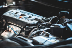 mechanic car service worker man technician are maintenance or repair vehicle car engine in garage shop , workshop work with auto inspection automobile station, job of repairman